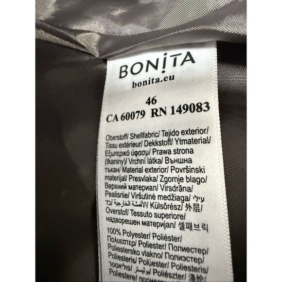 NWT Bonita Women’s Cacao Full Zip Jacket Size 46 EU/ XL Us See Description - Picture 10 of 12